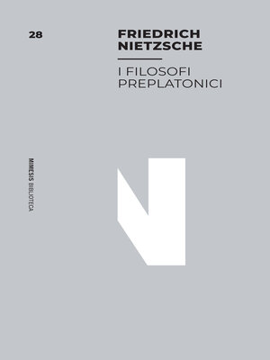 cover image of I filosofi preplatonici